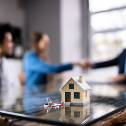 Home loan hands shaking